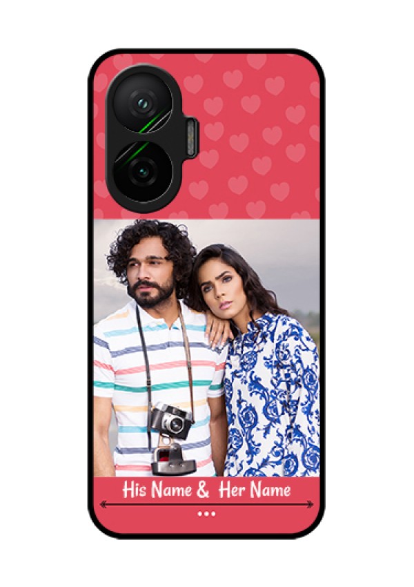 Poco F7 5G Custom Glass Phone Case - Simple Love Design