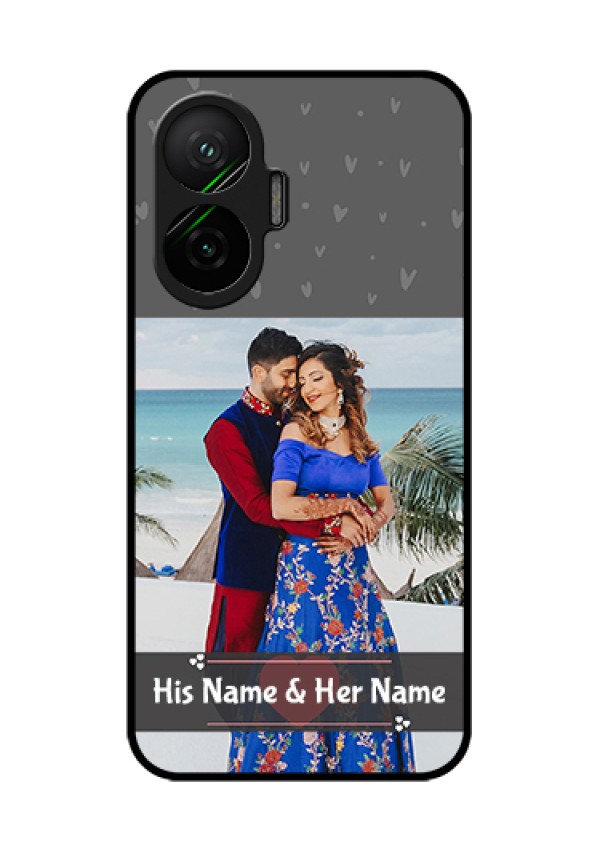 Poco F7 5G Custom Glass Phone Case - Buy Love Design With Photo Online