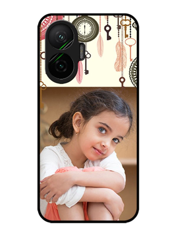 Custom Poco F7 5G Custom Glass Phone Case - Boho Style Design