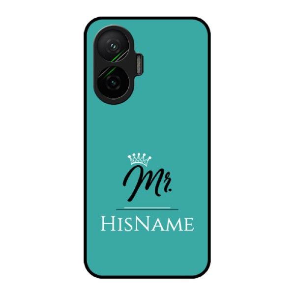 Poco F7 5G Custom Glass Phone Case - Mr With Name Design