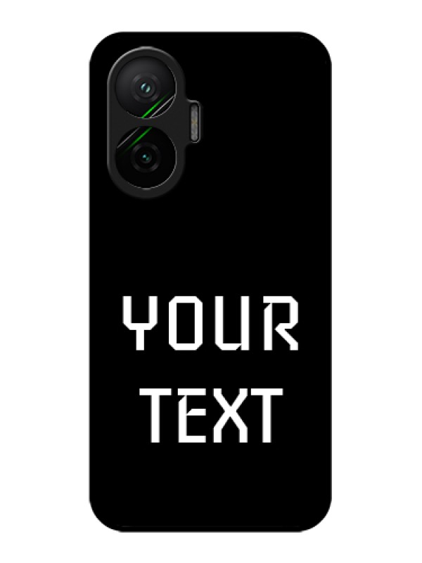 Custom Poco F7 5G Custom Glass Phone Case - Your Name Design