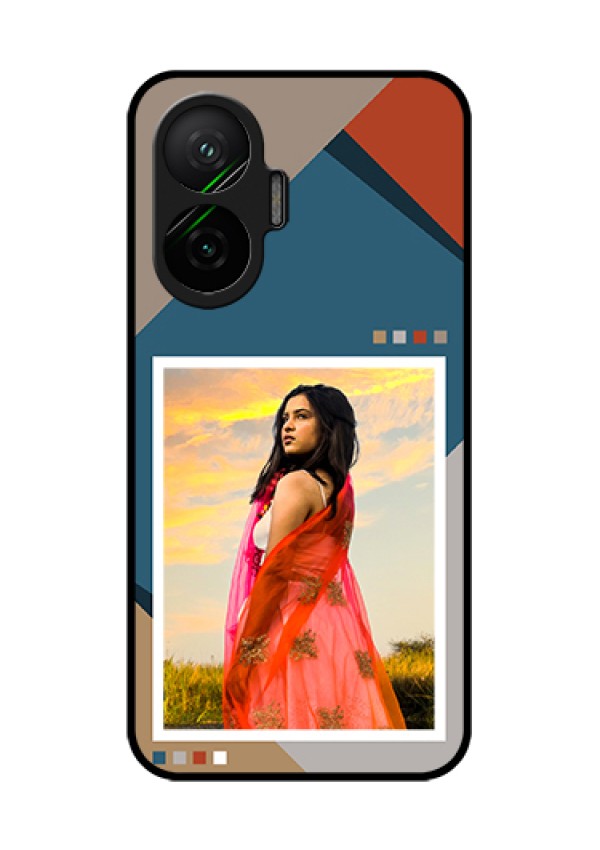Poco F7 5G Custom Glass Phone Case - Retro Color Pallet Design