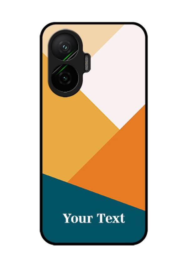 Poco F7 5G Custom Glass Phone Case - Stacked Multi - Colour Design