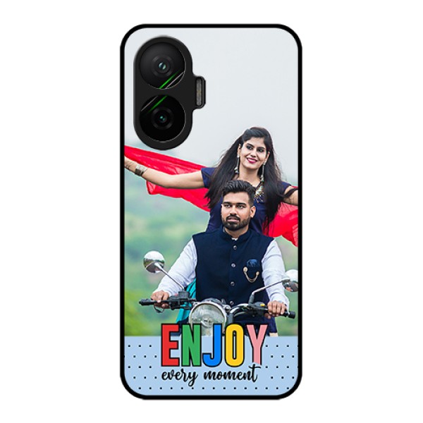 Poco F7 5G Custom Glass Phone Case - Enjoy Every Moment Design Poco F7 5G Custom Glass Phone Case - Enjoy Every Moment Design