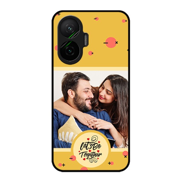 Poco F7 5G Custom Glass Phone Case - Lets Be Together Design Poco F7 5G Custom Glass Phone Case - Lets Be Together Design