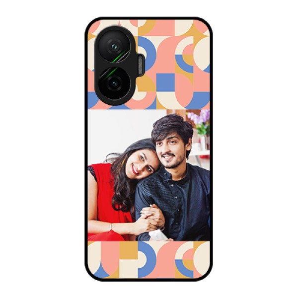 Poco F7 5G Custom Glass Phone Case - Semi - Circle Maze Pattern Design Poco F7 5G Custom Glass Phone Case - Semi - Circle Maze Pattern Design
