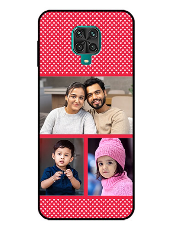 Custom Poco M2 Pro Personalized Glass Phone Case  - Bulk Pic Upload Design