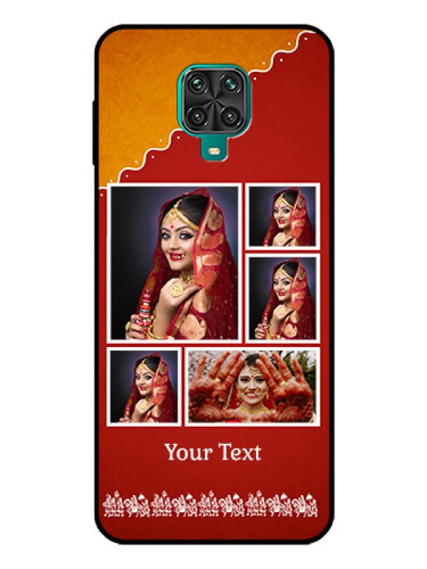 Custom Poco M2 Pro Personalized Glass Phone Case  - Wedding Pic Upload Design