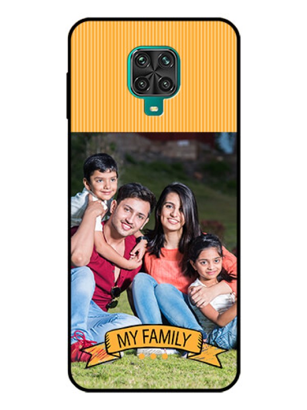 Custom Poco M2 Pro Custom Glass Phone Case  - My Family Design