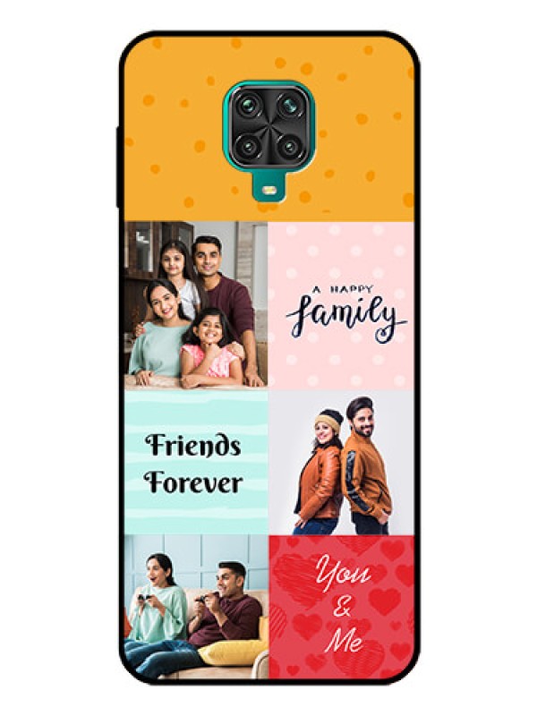 Custom Poco M2 Pro Personalized Glass Phone Case  - Images with Quotes Design