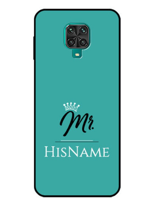 Custom Poco M2 Pro Custom Glass Phone Case Mr with Name