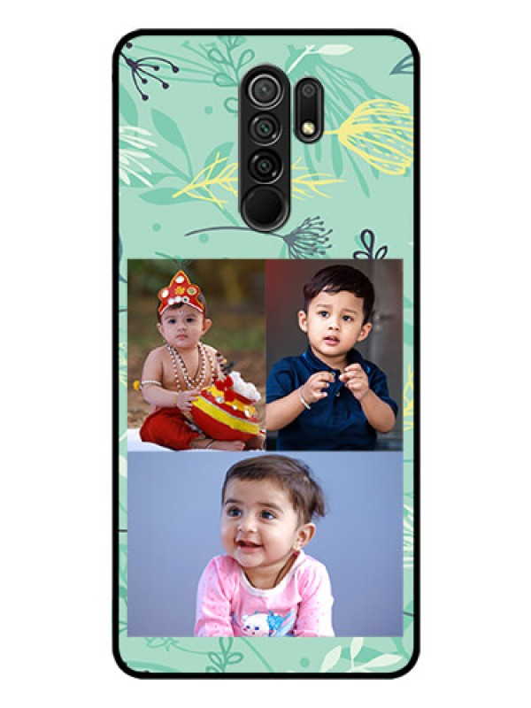Custom Poco M2 Reloaded Photo Printing on Glass Case  - Forever Family Design 