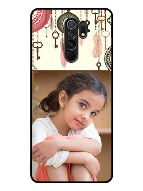 Custom Poco M2 Reloaded Custom Glass Mobile Case  - Boho Style Design