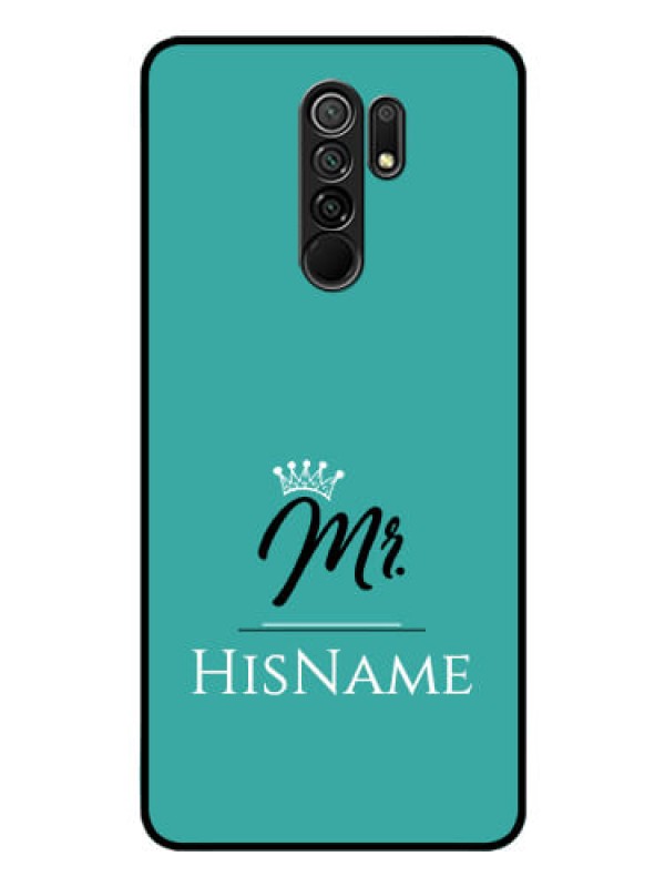 Custom Poco M2 Reloaded Custom Glass Phone Case Mr with Name