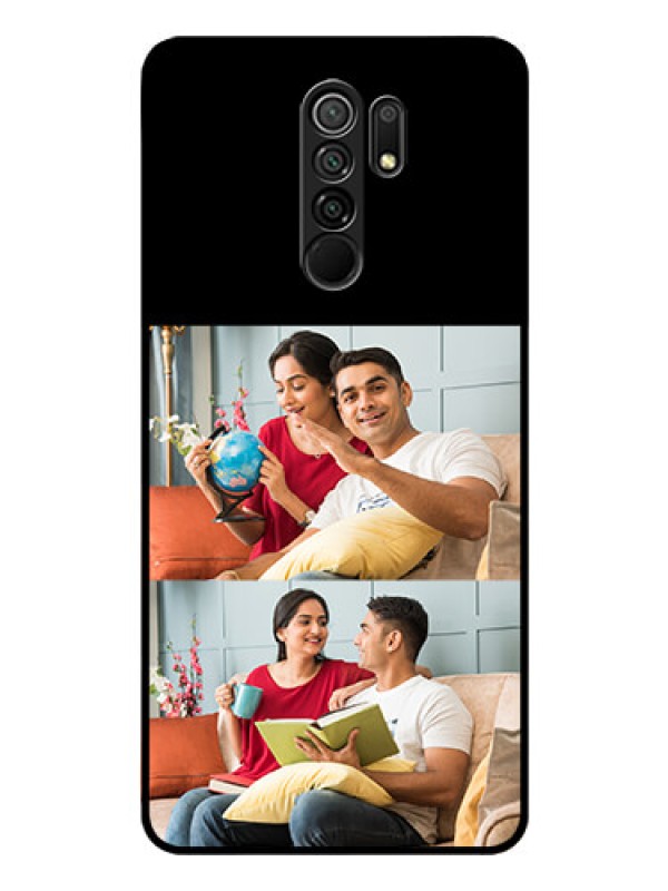 Custom Poco M2 Reloaded 2 Images on Glass Phone Cover