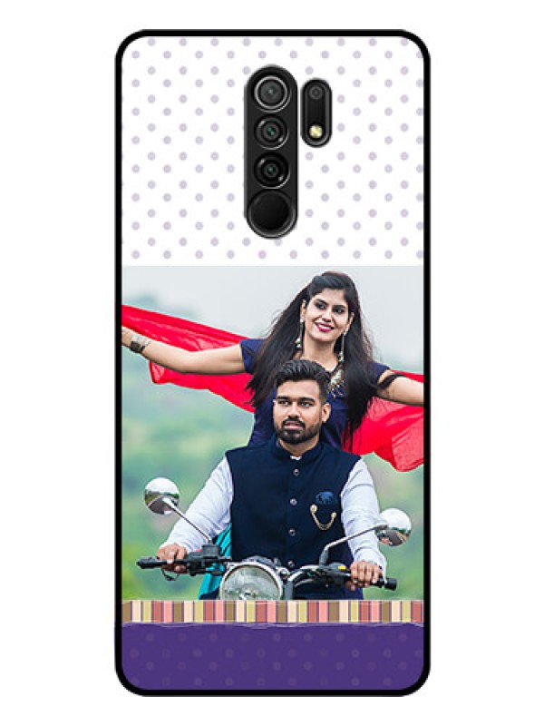 Custom Poco M2 Photo Printing on Glass Case  - Cute Family Design