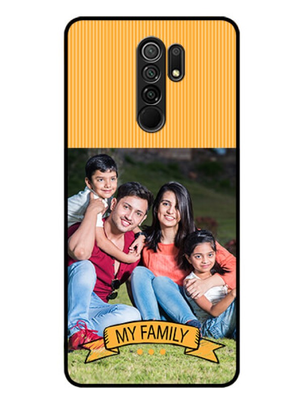 Custom Poco M2 Custom Glass Phone Case  - My Family Design
