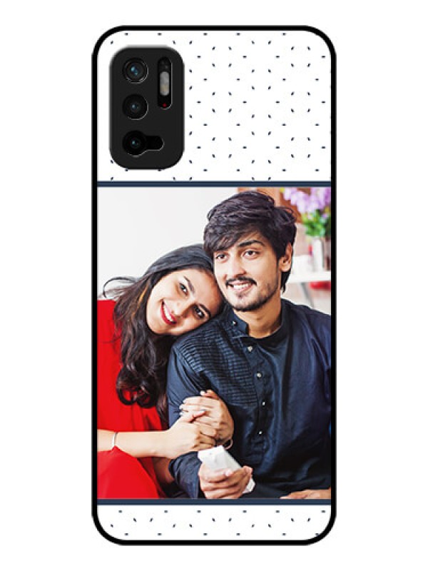 Custom Poco M3 Pro 5G Personalized Glass Phone Case - Premium Dot Design