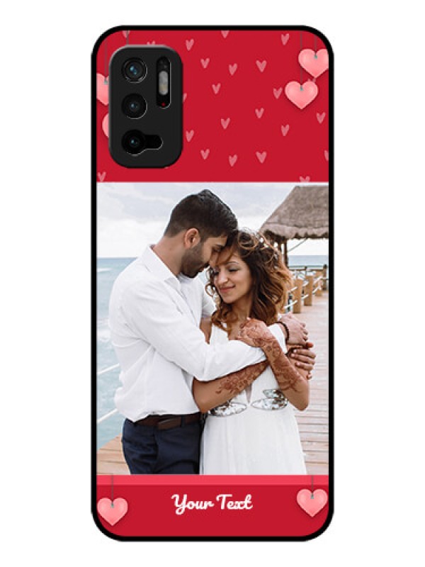 Custom Poco M3 Pro 5G Custom Glass Phone Case - Valentines Day Design