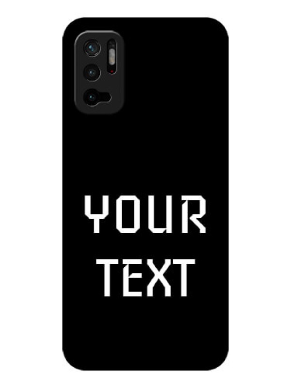 Custom Poco M3 Pro 5G Your Name on Glass Phone Case