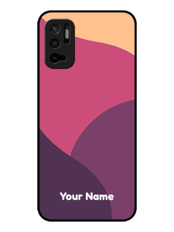 Custom Poco M3 Pro 5G Custom Glass Phone Case - Mixed Multi-colour abstract art Design