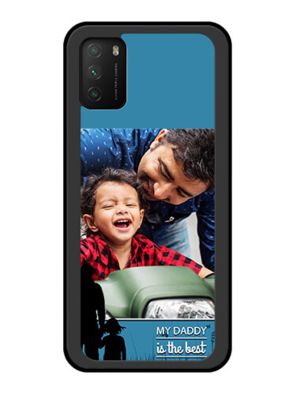 Custom Poco M3 Custom Glass Mobile Case  - Best dad design 