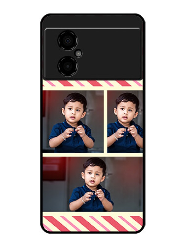Custom Poco M4 5G Personalized Glass Phone Case - Picture Upload Mobile Case Design