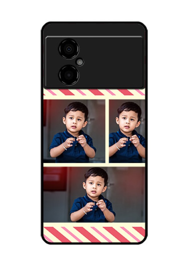 Poco M4 5G Personalized Glass Phone Case - Picture Upload Mobile Case Design