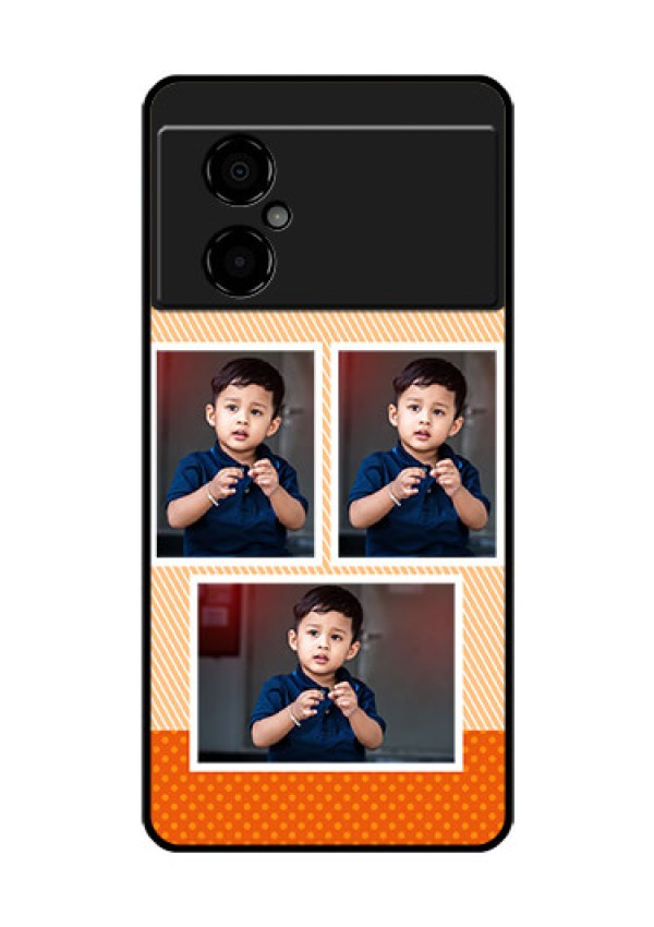 Poco M4 5G Photo Printing on Glass Case - Bulk Photos Upload Design