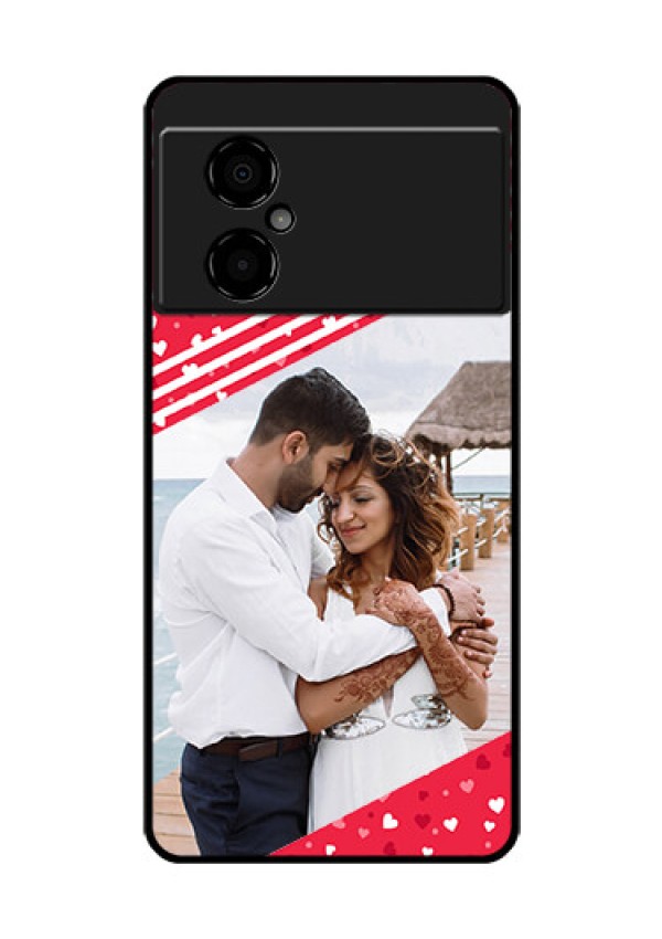 Poco M4 5G Custom Glass Mobile Case - Valentines Gift Design