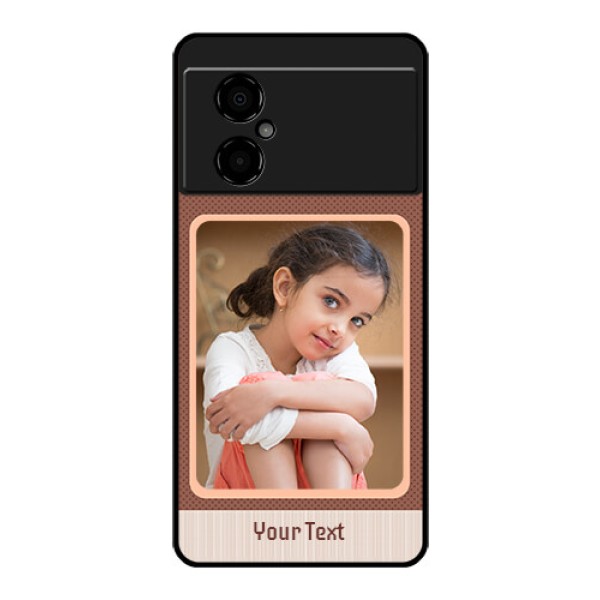 Poco M4 5G Custom Glass Phone Case - Simple Pic Upload Design