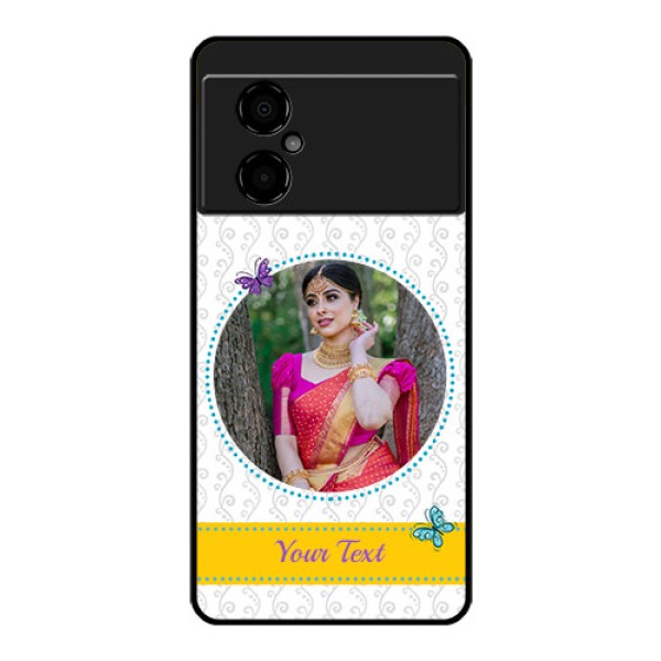 Poco M4 5G Custom Glass Mobile Case - Girls Premium Case Design