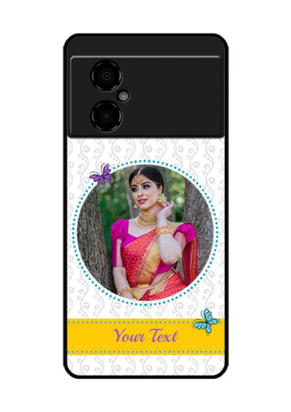 Poco M4 5G Custom Glass Mobile Case - Girls Premium Case Design