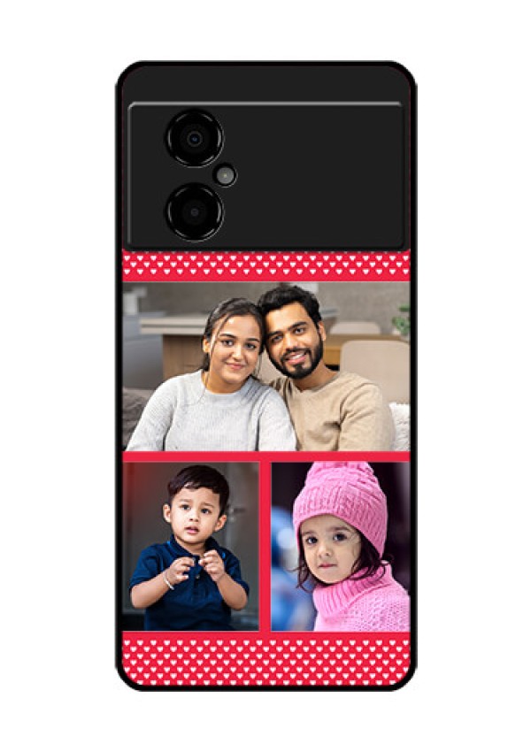 Poco M4 5G Personalized Glass Phone Case - Bulk Pic Upload Design