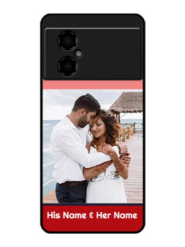 Custom Poco M4 5G Custom Glass Mobile Case - Colorful Case Design