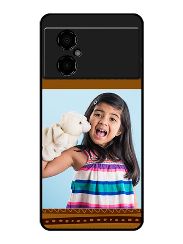 Custom Poco M4 5G Custom Glass Phone Case - Friends Picture Upload Design