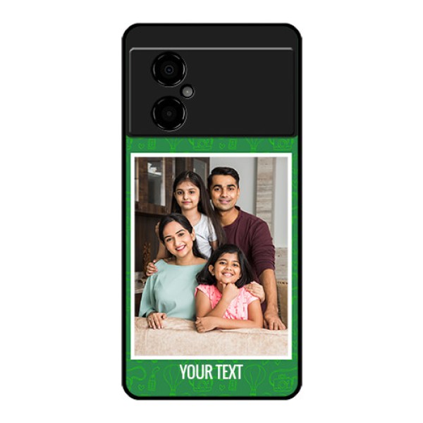 Poco M4 5G Personalized Glass Phone Case - Picture Upload Design