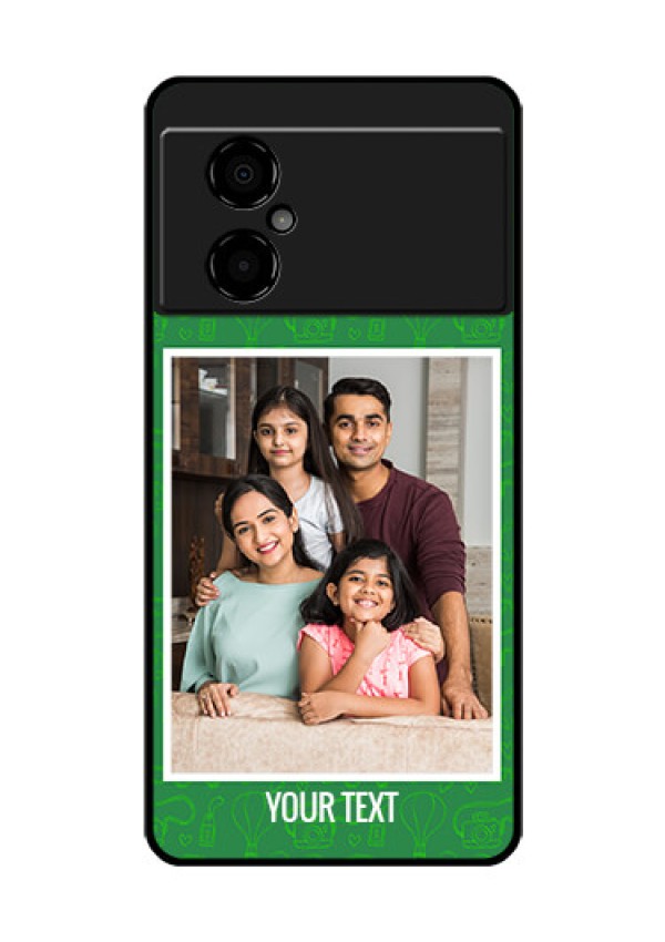 Poco M4 5G Personalized Glass Phone Case - Picture Upload Design