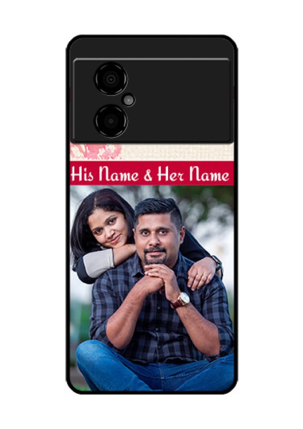 Poco M4 5G Photo Printing on Glass Case - You and Me Case Design