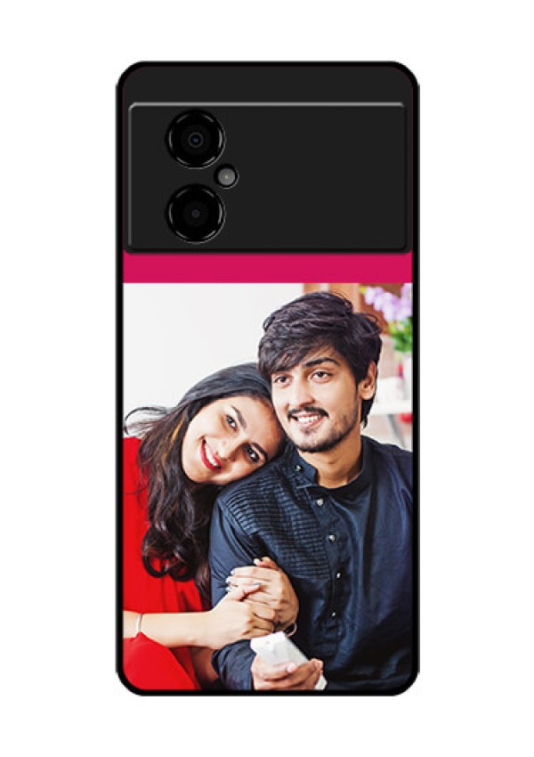 Poco M4 5G Custom Glass Mobile Case - Anniversary Cover Design