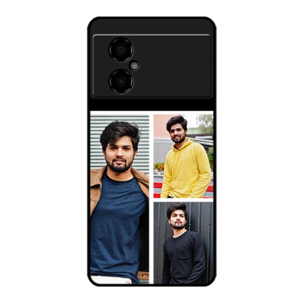 Poco M4 5G Photo Printing on Glass Case - Upload Multiple Picture Design Poco M4 5G Photo Printing on Glass Case - Upload Multiple Picture Design
