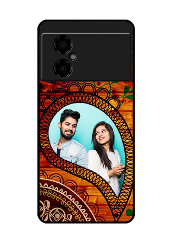 Poco M4 5G Personalized Glass Phone Case - Abstract Colorful Design