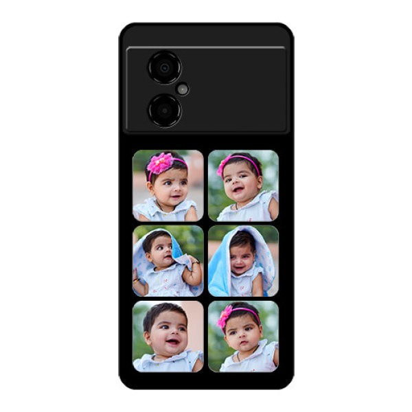 Poco M4 5G Photo Printing on Glass Case - Multiple Pictures Design Poco M4 5G Photo Printing on Glass Case - Multiple Pictures Design