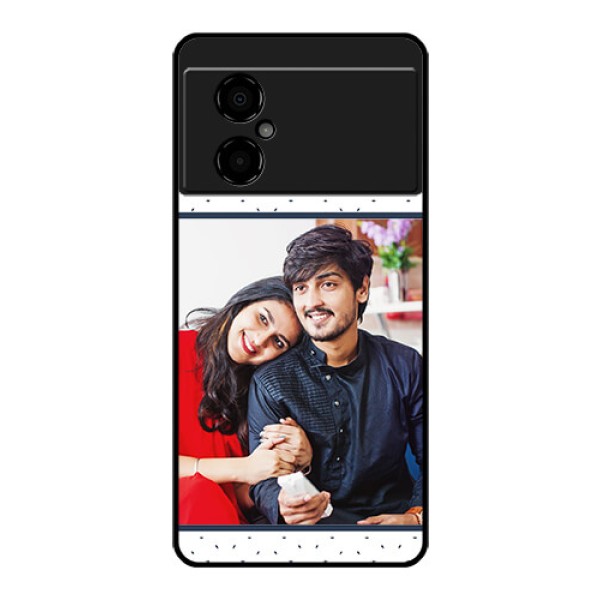 Poco M4 5G Personalized Glass Phone Case - Premium Dot Design