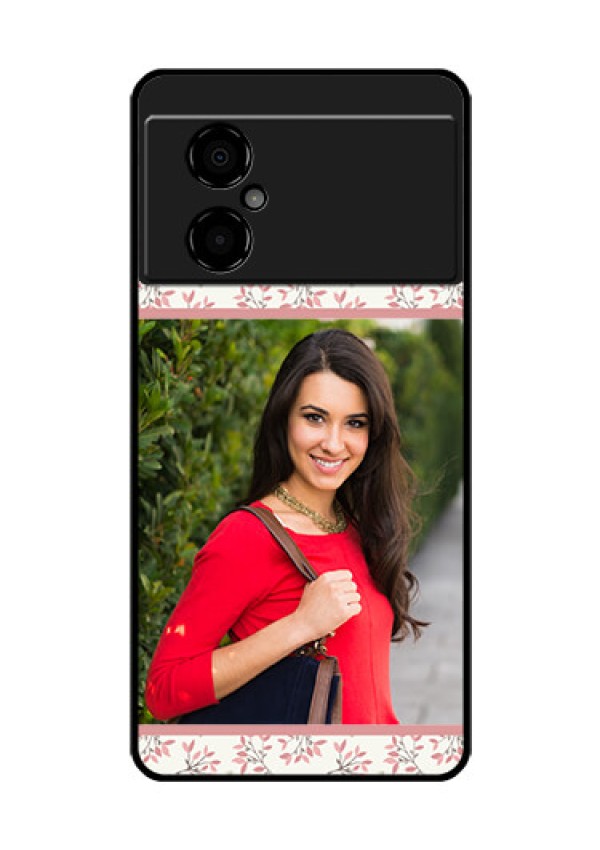 Poco M4 5G Custom Glass Phone Case - Premium Floral Design