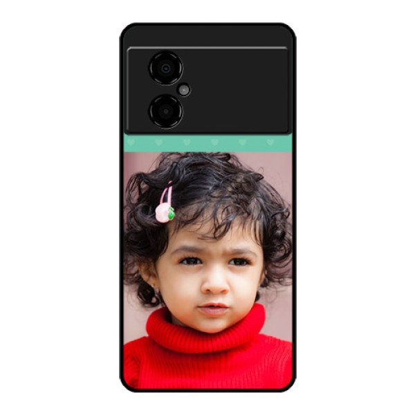 Poco M4 5G Custom Glass Phone Case - Lovers Picture Design