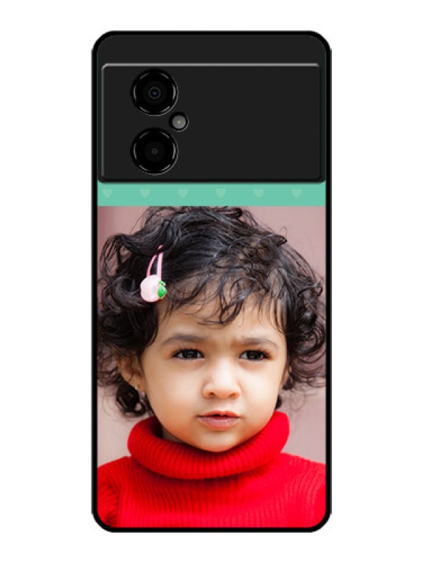 Custom Poco M4 5G Custom Glass Phone Case - Lovers Picture Design