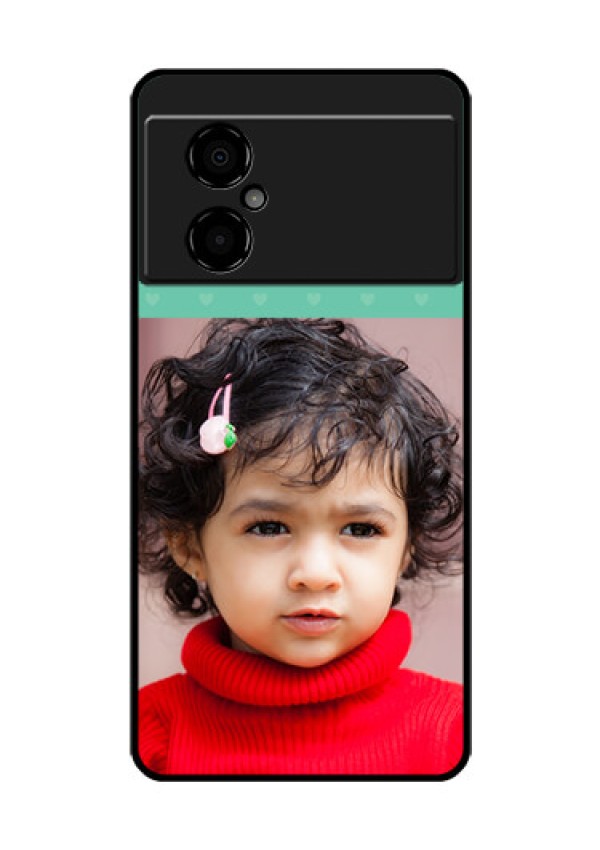 Poco M4 5G Custom Glass Phone Case - Lovers Picture Design