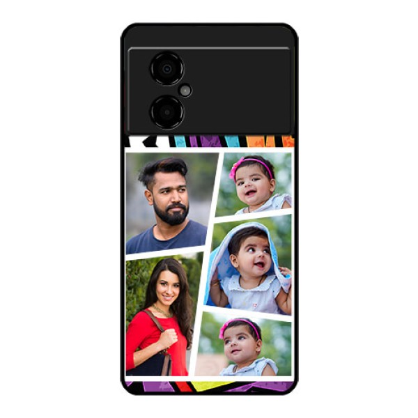 Poco M4 5G Custom Glass Phone Case - Graffiti pattern Design