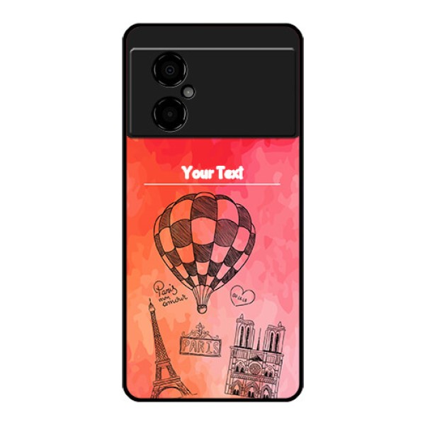 Poco M4 5G Custom Glass Phone Case - Paris Theme Design